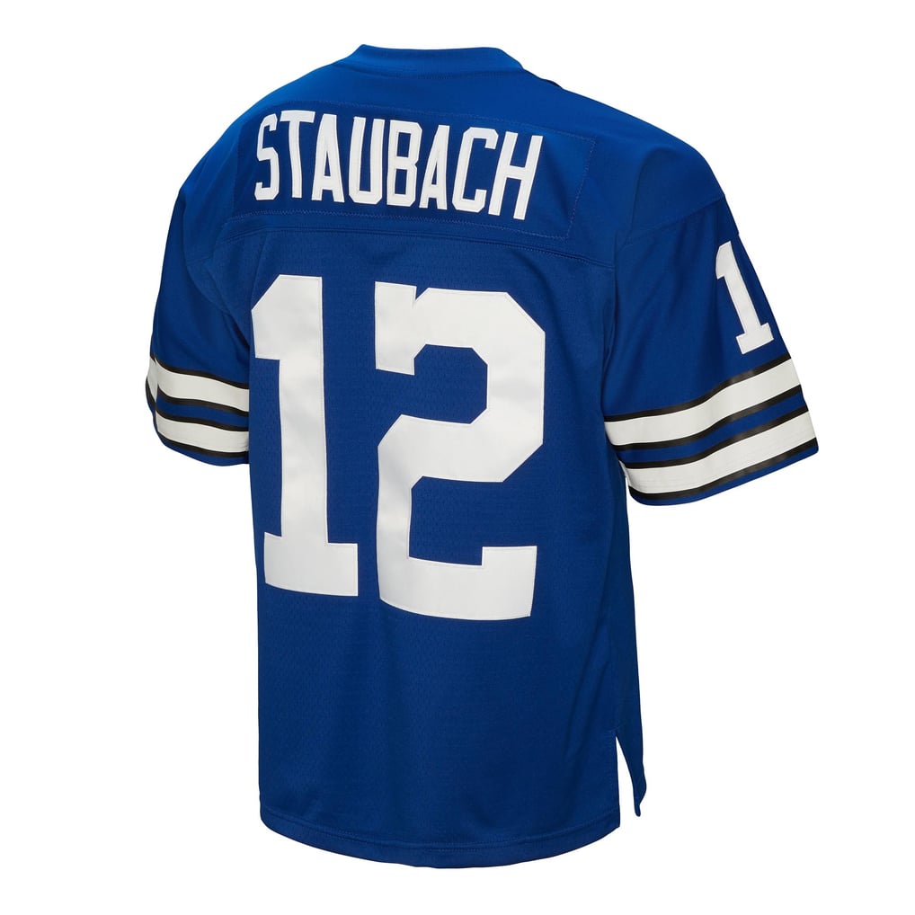 Men's Dallas Cowboys Roger Staubach Mitchell & Ness Royal Legacy Replica Jersey - Image 4