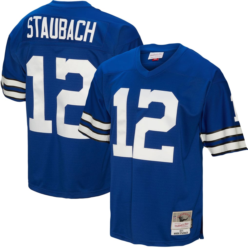Men's Dallas Cowboys Roger Staubach Mitchell & Ness Royal Legacy Replica Jersey - Image 1