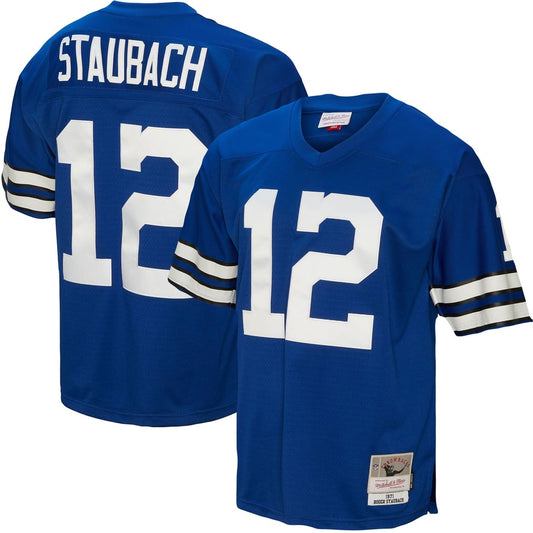 Men's Dallas Cowboys Roger Staubach Mitchell & Ness Royal Legacy Replica Jersey - Image 1
