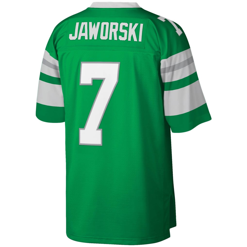 Men's Philadelphia Eagles Ron Jaworski Mitchell & Ness Kelly Green Legacy Replica Jersey - Image 4