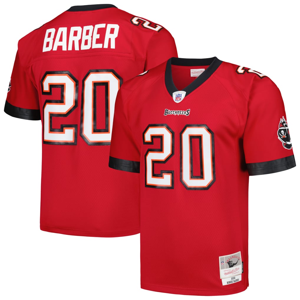 Men's Tampa Bay Buccaneers Ronde Barber Mitchell & Ness Red Legacy Replica Jersey - Image 2