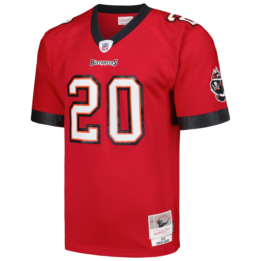 Men's Tampa Bay Buccaneers Ronde Barber Mitchell & Ness Red Legacy Replica Jersey - Image 3