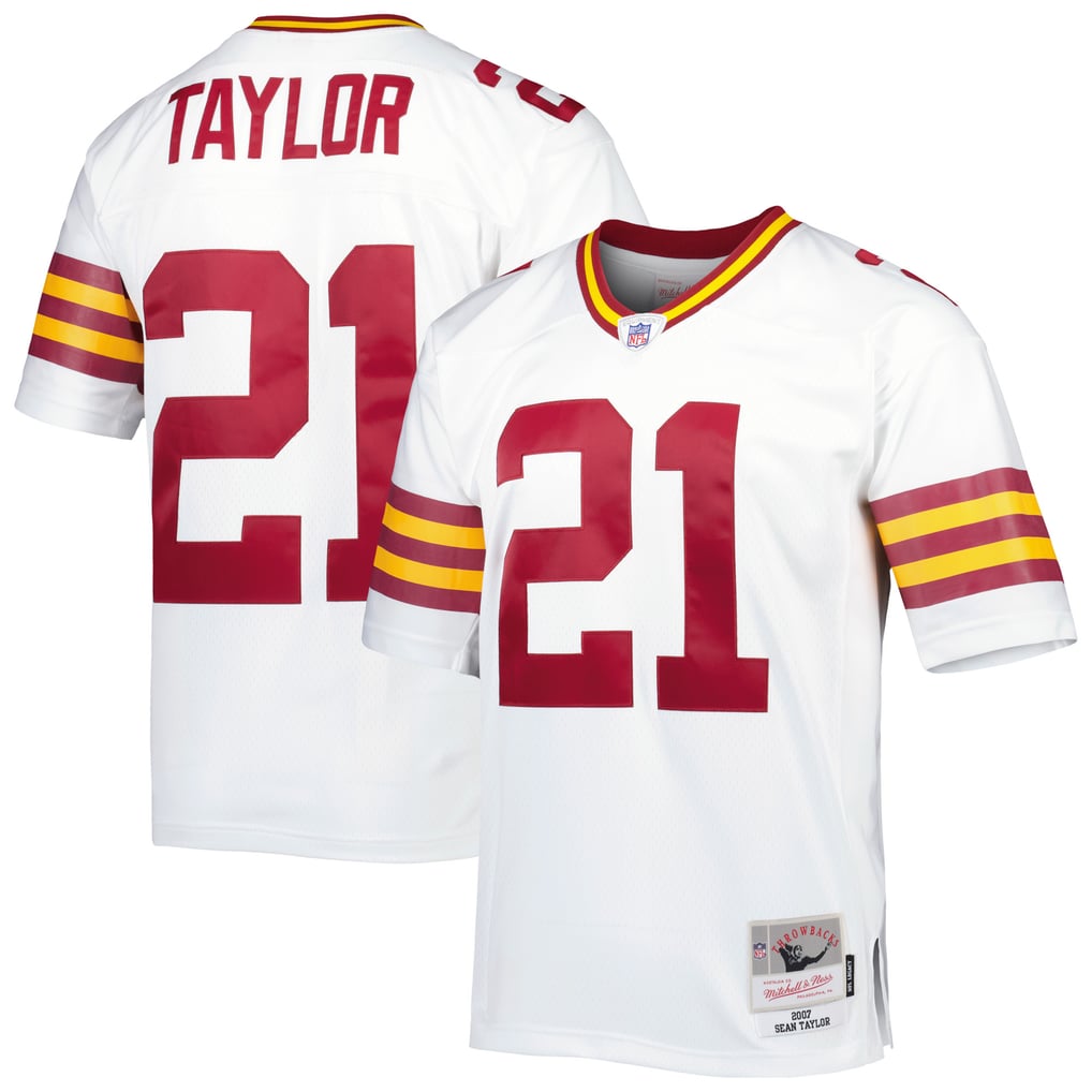 Men's Washington Football Team Sean Taylor Mitchell & Ness White Legacy Replica Jersey - Image 1