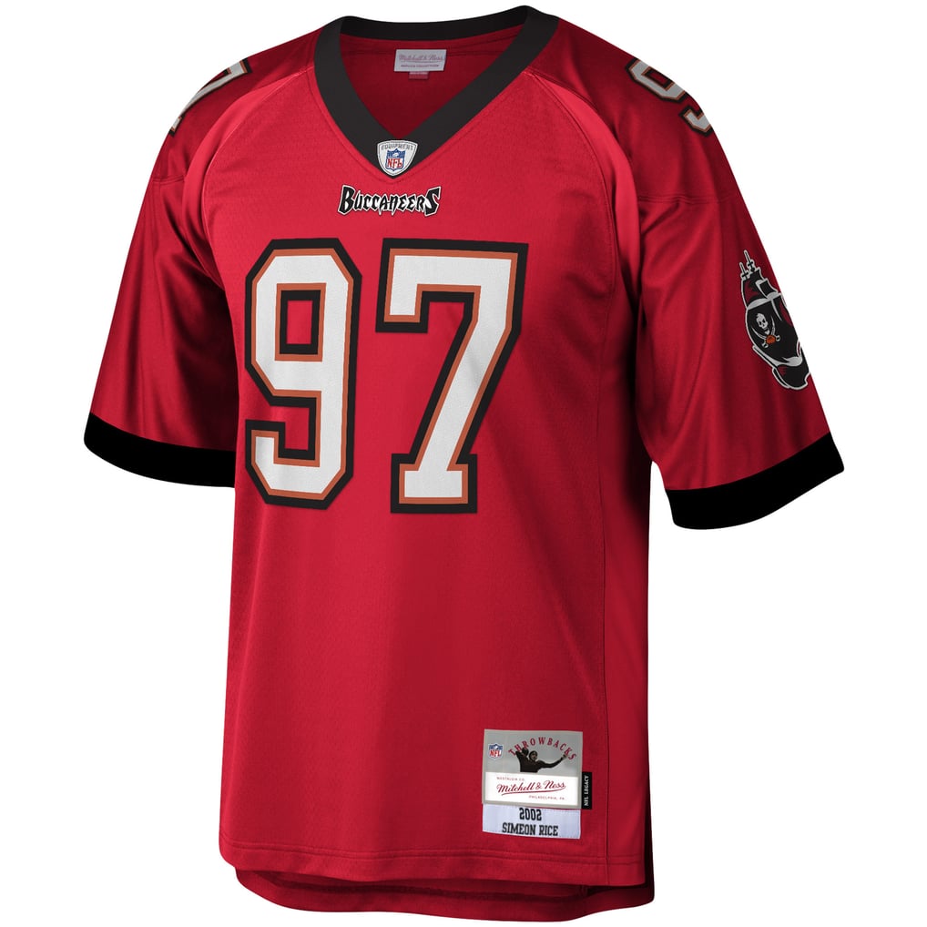 Men's Tampa Bay Buccaneers Simeon Rice Mitchell & Ness Red Legacy Replica Jersey - Image 3