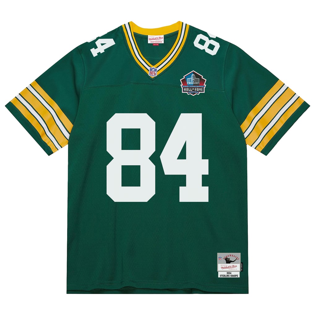 Men's Green Bay Packers Sterling Sharpe Mitchell & Ness Green 1994 Legacy Replica Jersey - Image 3