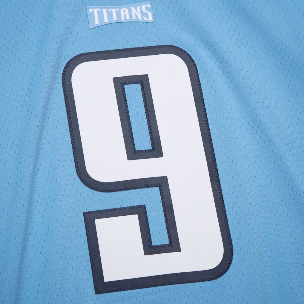 Men's Tennessee Titans Steve McNair Mitchell & Ness Light Blue 2003 Legacy Replica Jersey - Image 4