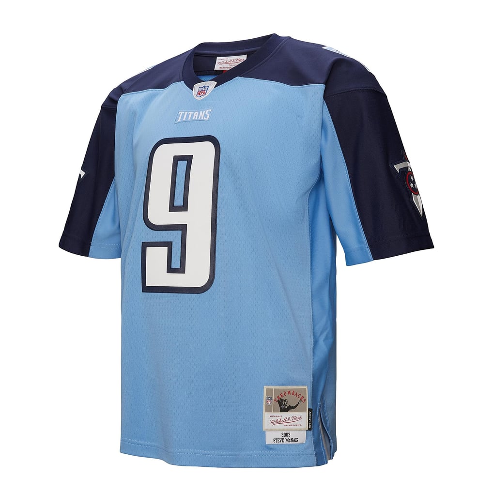 Men's Tennessee Titans Steve McNair Mitchell & Ness Light Blue 2003 Legacy Replica Jersey - Image 10