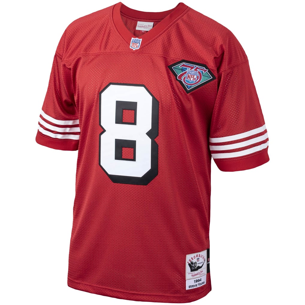 Men's San Francisco 49ers 1994 Steve Young Mitchell & Ness Scarlet Authentic Throwback Retired Player Jersey - Image 3