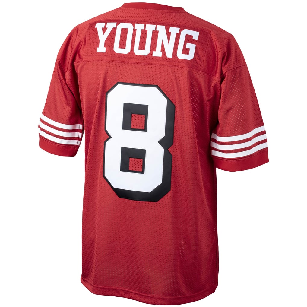 Men's San Francisco 49ers 1994 Steve Young Mitchell & Ness Scarlet Authentic Throwback Retired Player Jersey - Image 4