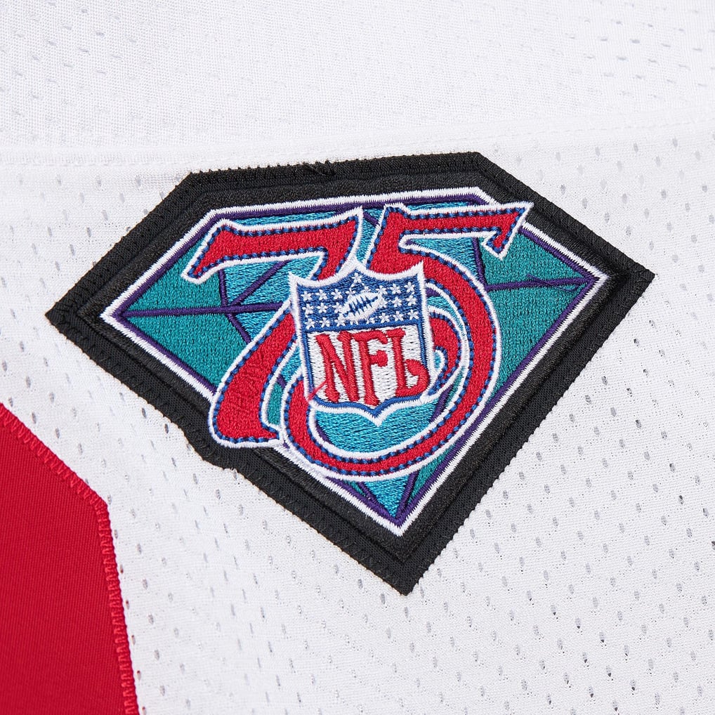 Men's San Francisco 49ers 1994 Steve Young Mitchell & Ness White Authentic Throwback Retired Player Jersey - Image 7