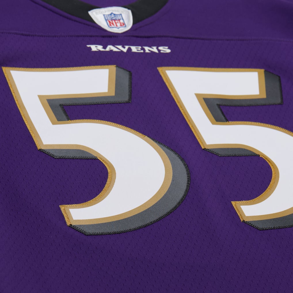Men's Baltimore Ravens Terrell Suggs Mitchell & Ness Purple 2003 Legacy Replica Jersey