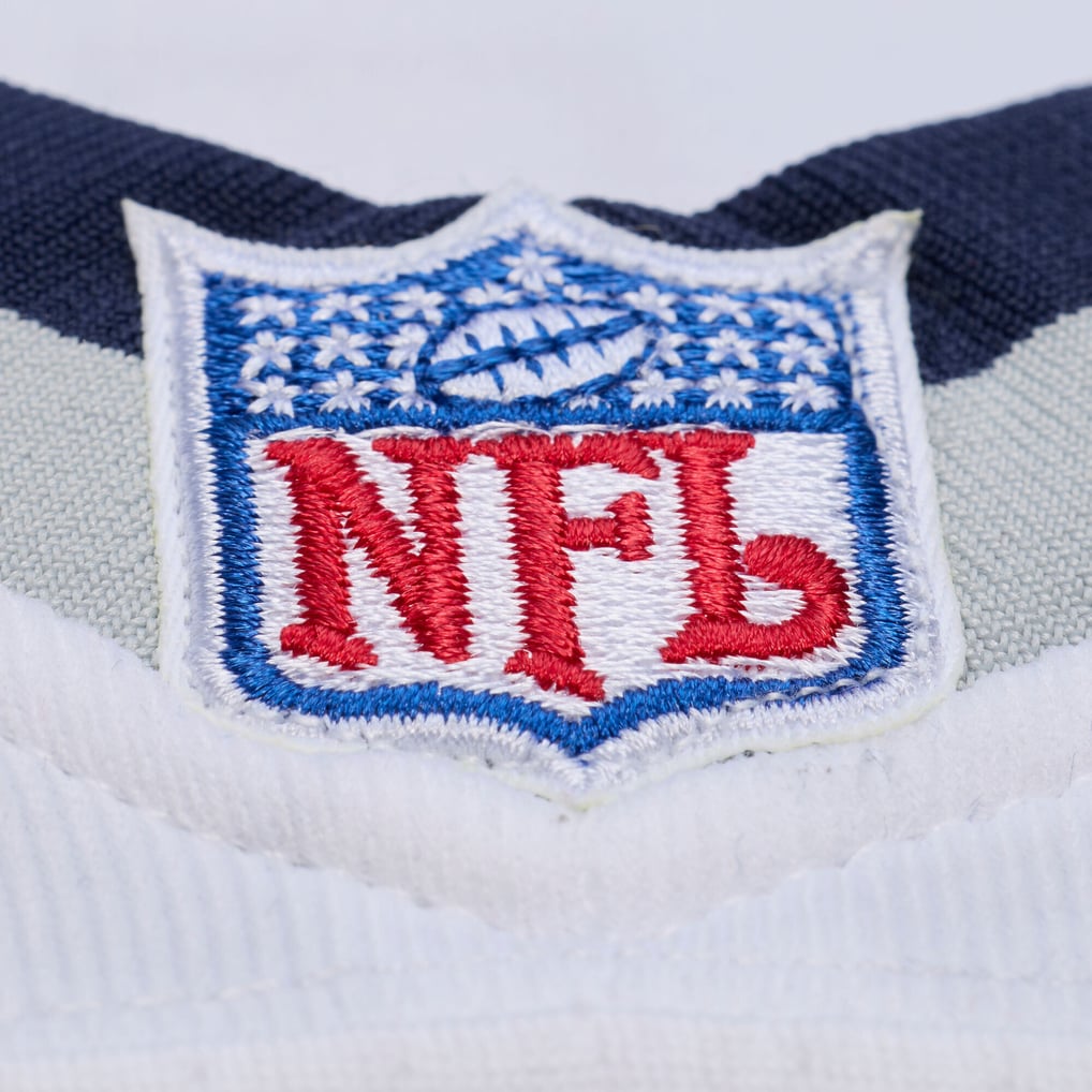 Men's New England Patriots Tom Brady Mitchell & Ness White 2000 Legacy Replica Jersey - Image 4