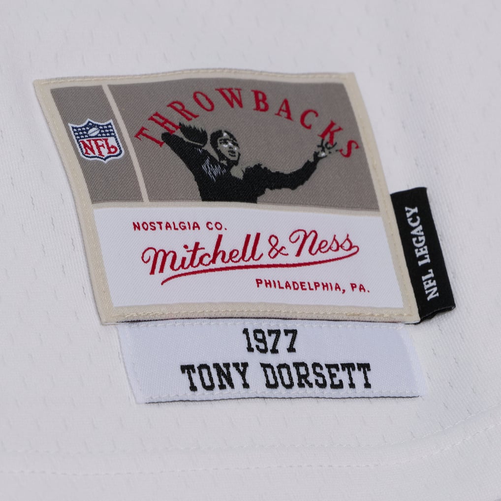 Men's Dallas Cowboys Tony Dorsett Mitchell & Ness White Retired Legacy Replica Player Jersey - Image 4