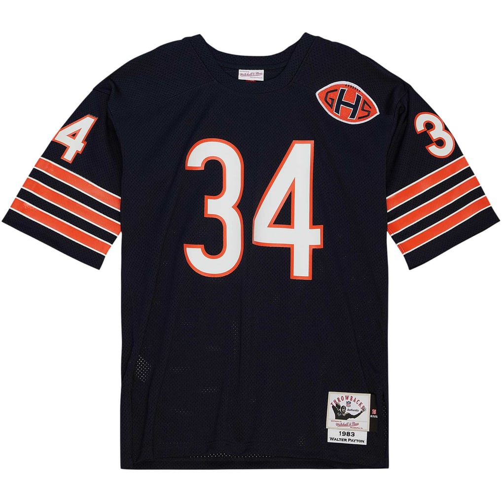 Men's Chicago Bears 1983 Walter Payton Mitchell & Ness Navy Authentic Throwback Retired Player Jersey - Image 3