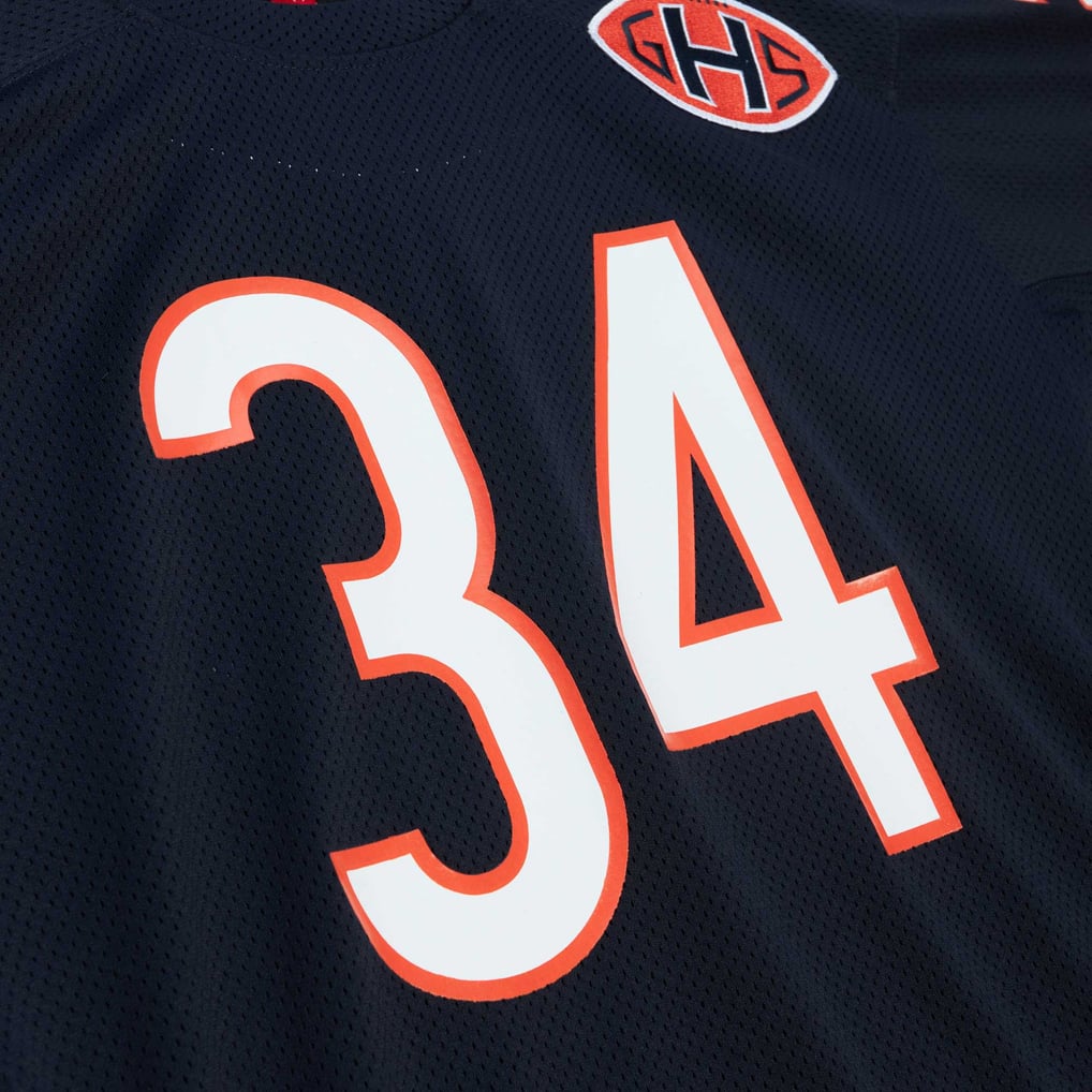 Men's Chicago Bears 1983 Walter Payton Mitchell & Ness Navy Authentic Throwback Retired Player Jersey - Image 5