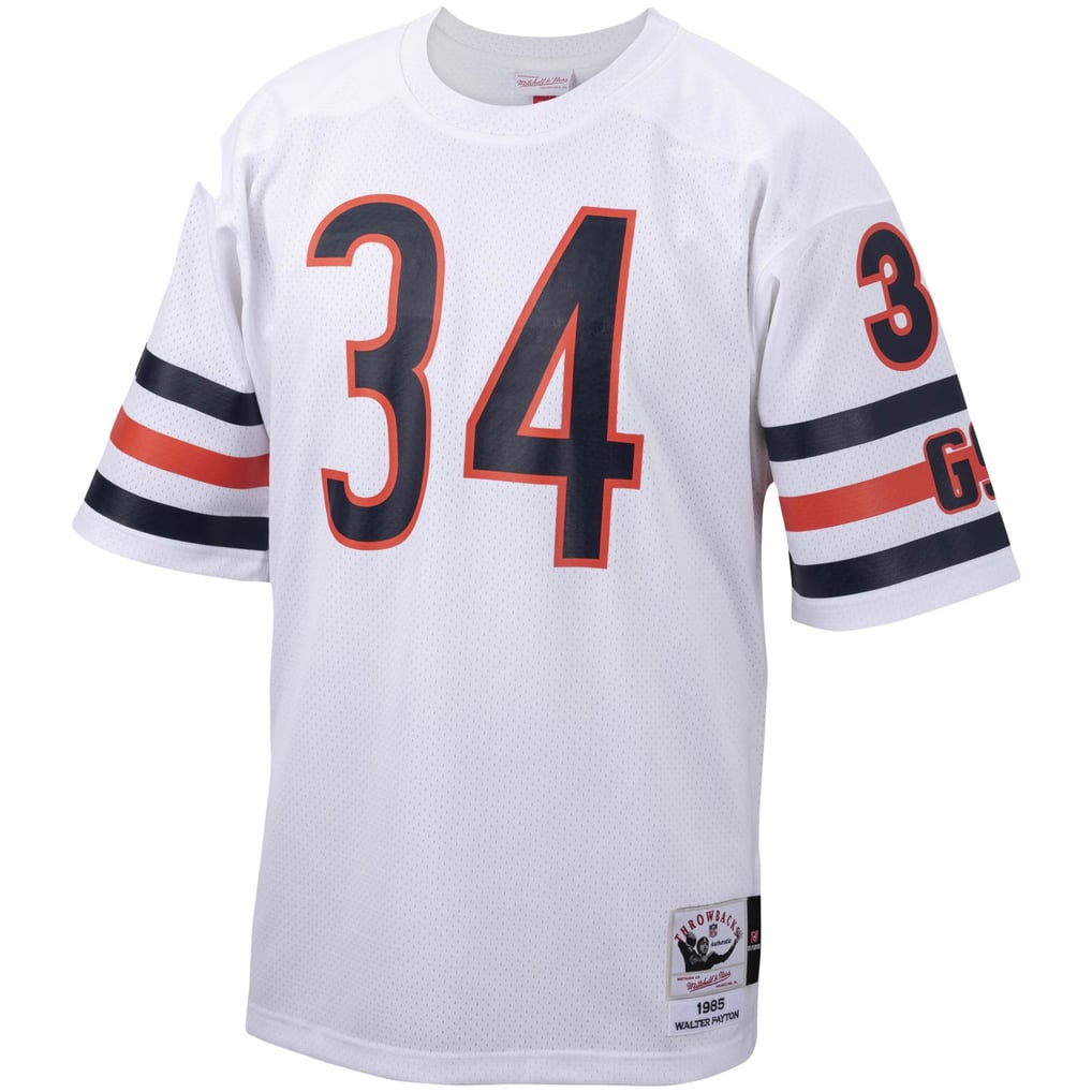 Men's Chicago Bears 1985 Walter Payton Mitchell & Ness White Authentic Throwback Retired Player Jersey - Image 3