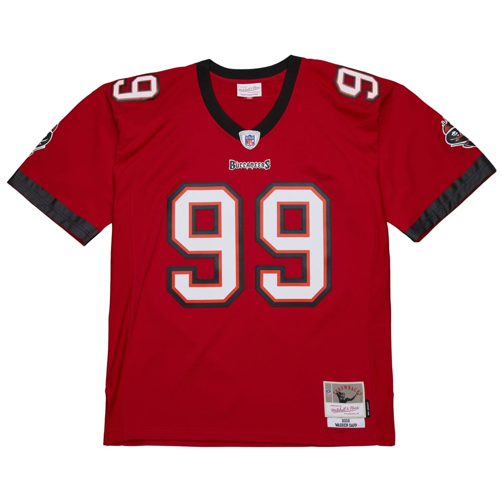 Men's Tampa Bay Buccaneers Warren Sapp Mitchell & Ness Red 2002 Legacy Replica Jersey - Image 3