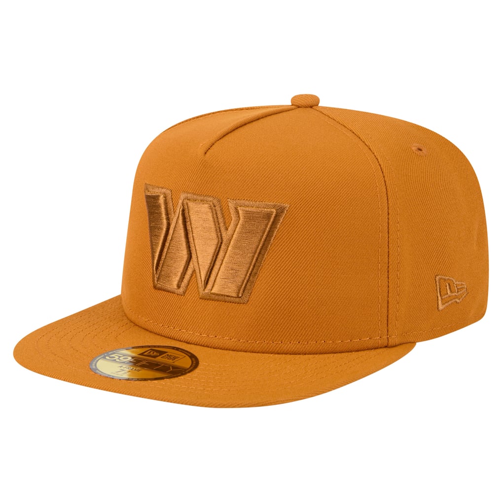 Men's Washington Commanders  New Era Brown Color Pack A-Frame 59FIFTY Fitted Hat - Image 1