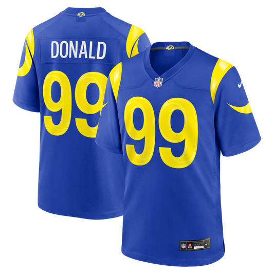Men's Los Angeles Rams Aaron Donald Nike Royal Game Jersey - Image 1