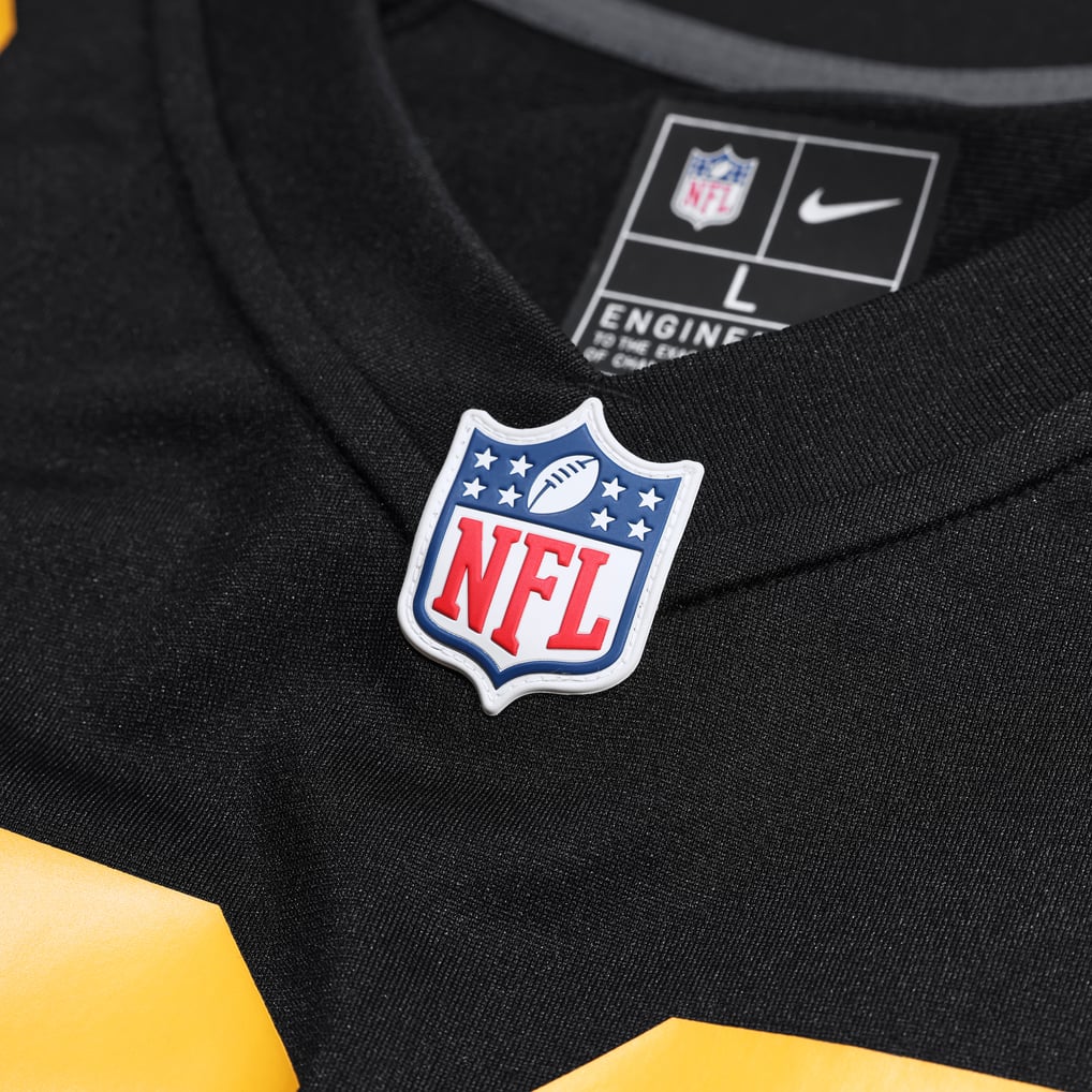 Men's Pittsburgh Steelers Aaron Rodgers Nike  Black Alternate Game Jersey - Image 5