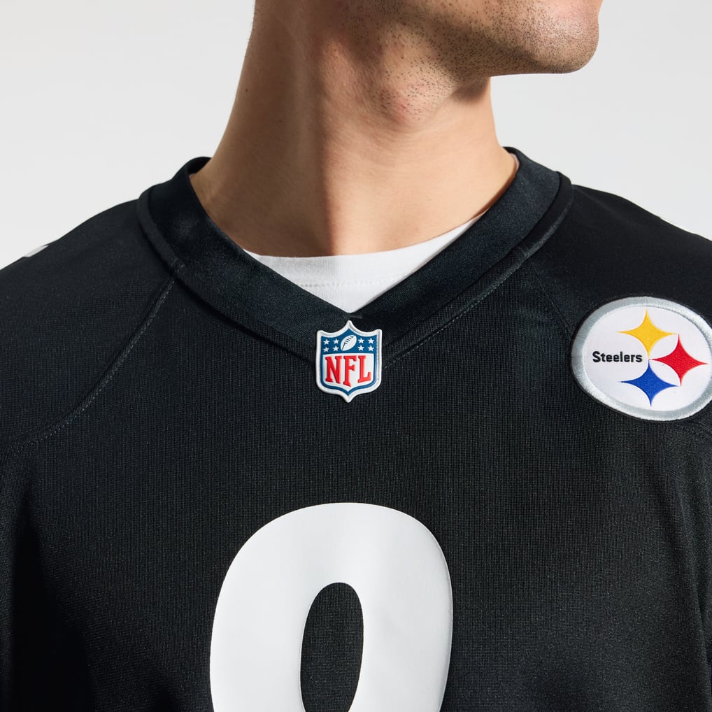 Men's Pittsburgh Steelers Aaron Rodgers Nike Black Game Jersey - Image 10