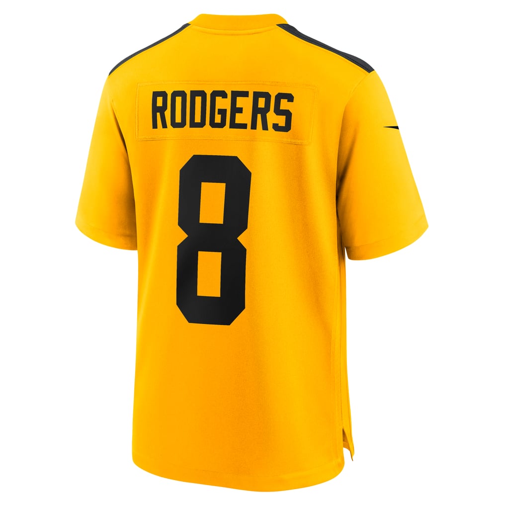Men's Pittsburgh Steelers Aaron Rodgers Nike Gold Alternate 1933 Throwback Game Jersey - Image 4