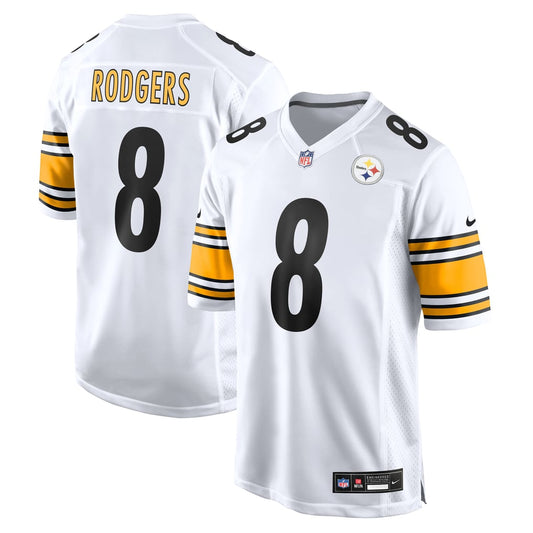 Men's Pittsburgh Steelers Aaron Rodgers Nike White Game Jersey - Image 1