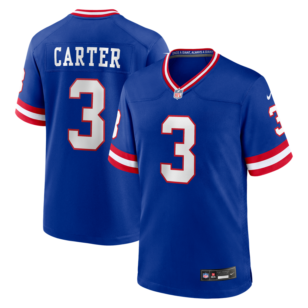 Men's New York Giants Abdul Carter Nike  Royal Alternate 2 Game Jersey - Image 2