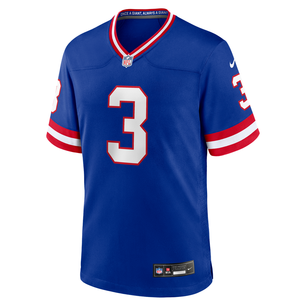 Men's New York Giants Abdul Carter Nike  Royal Alternate 2 Game Jersey - Image 3