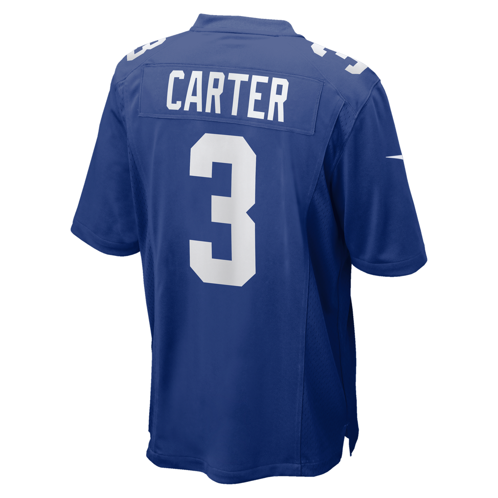 Men's New York Giants Abdul Carter Nike  Royal Team Game Jersey - Image 4
