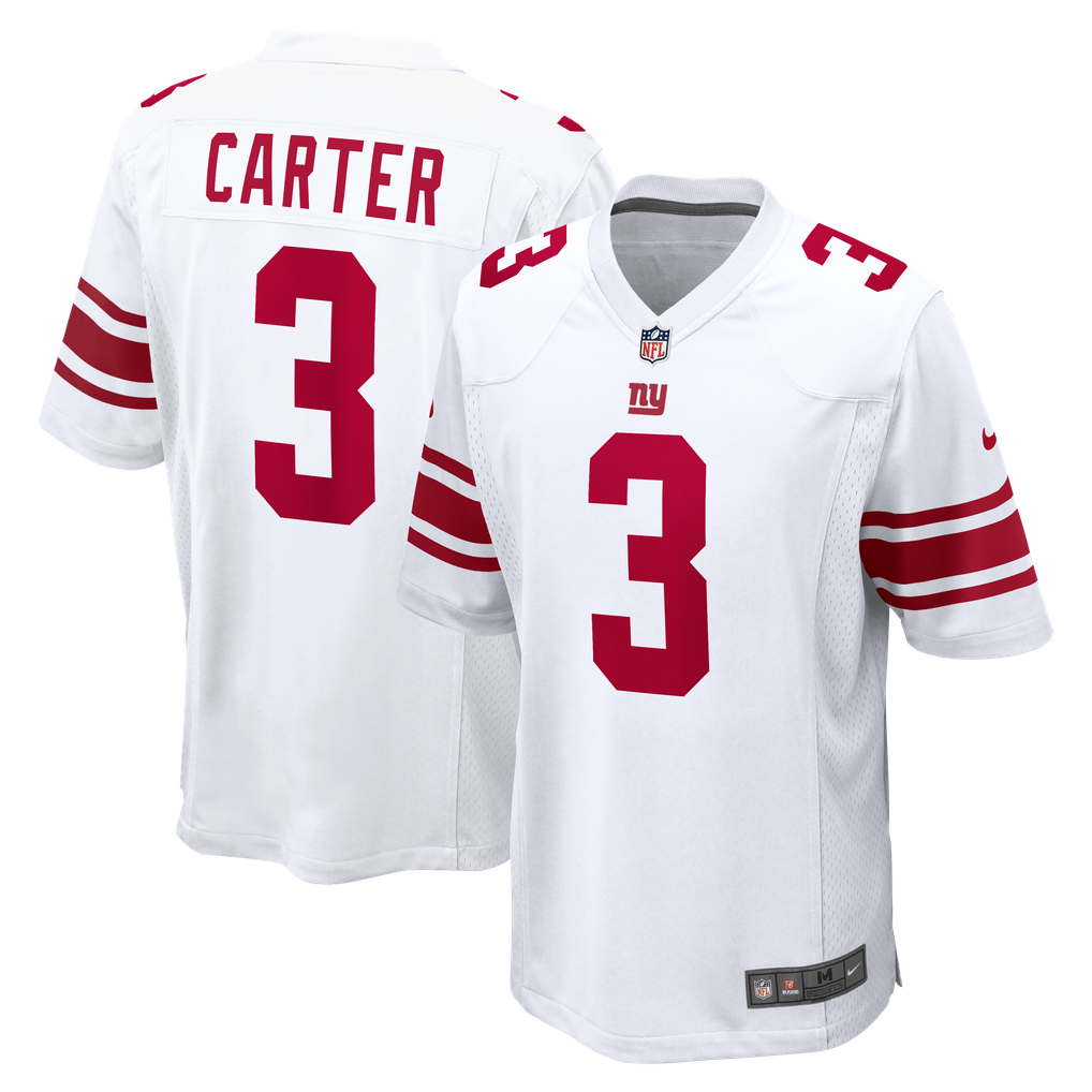 Men's New York Giants Abdul Carter Nike  White  Game Jersey - Image 2
