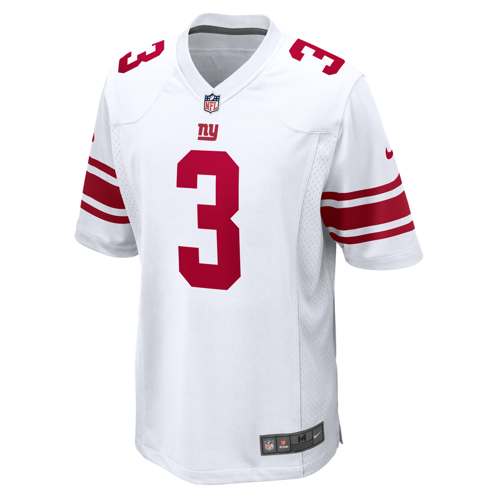Men's New York Giants Abdul Carter Nike  White  Game Jersey - Image 3