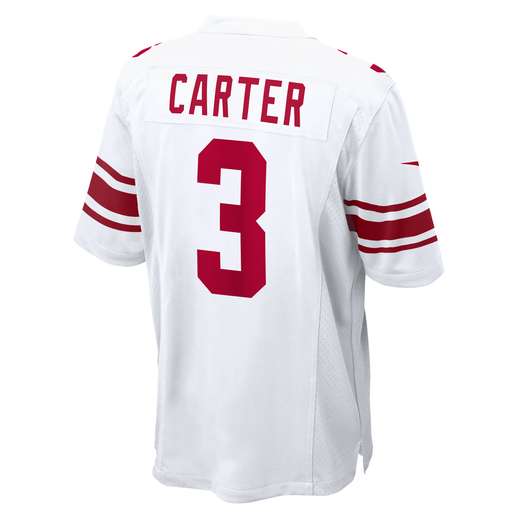 Men's New York Giants Abdul Carter Nike  White  Game Jersey - Image 4