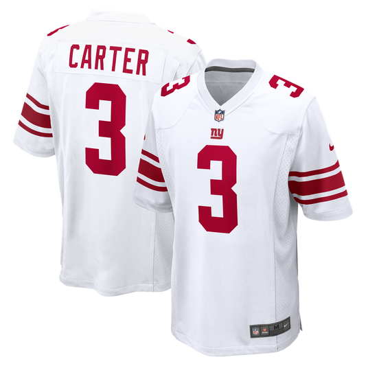 Men's New York Giants Abdul Carter Nike  White  Game Jersey - Image 1