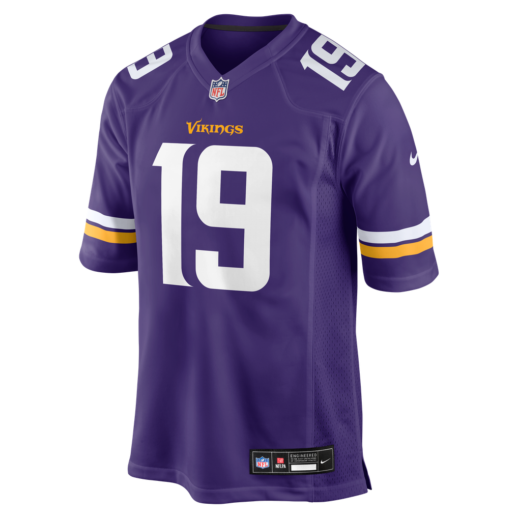Men's Minnesota Vikings Adam Thielen Nike Purple Game Jersey - Image 3