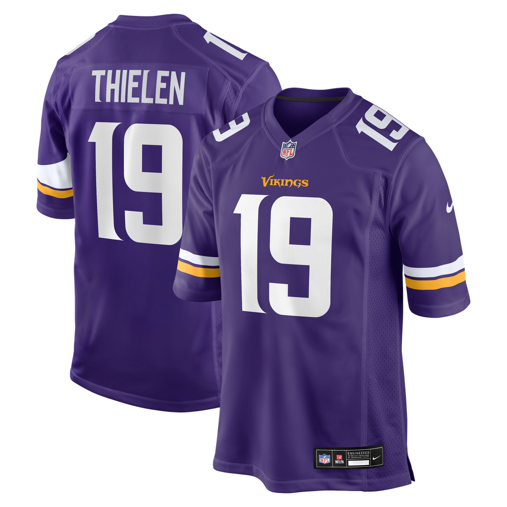 Men's Minnesota Vikings Adam Thielen Nike Purple Game Jersey - Image 1