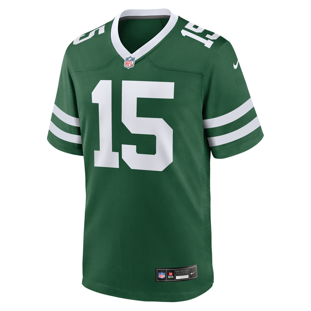 Men's New York Jets Adonai Mitchell Nike Legacy Green Team  Game Jersey - Image 3