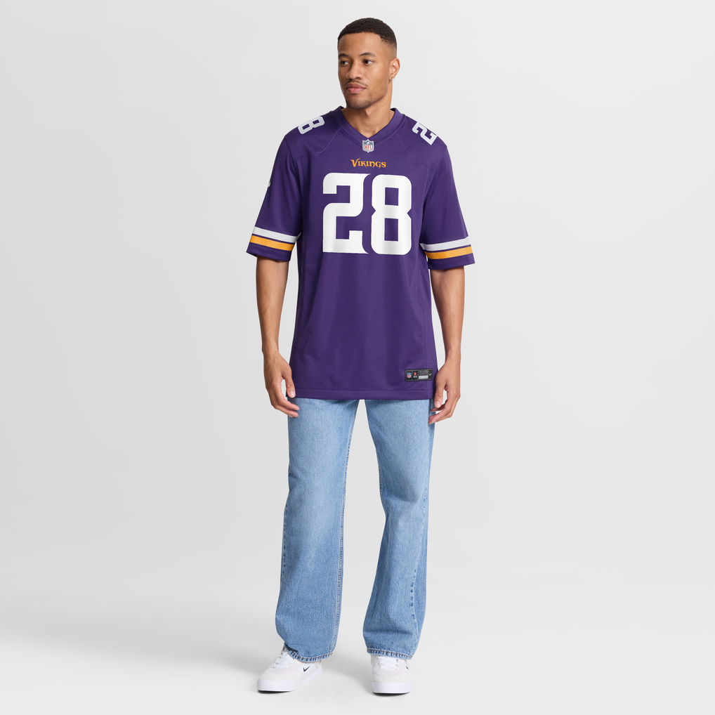 Men's Minnesota Vikings Adrian Peterson Nike Purple Team Retired Game Jersey - Image 3