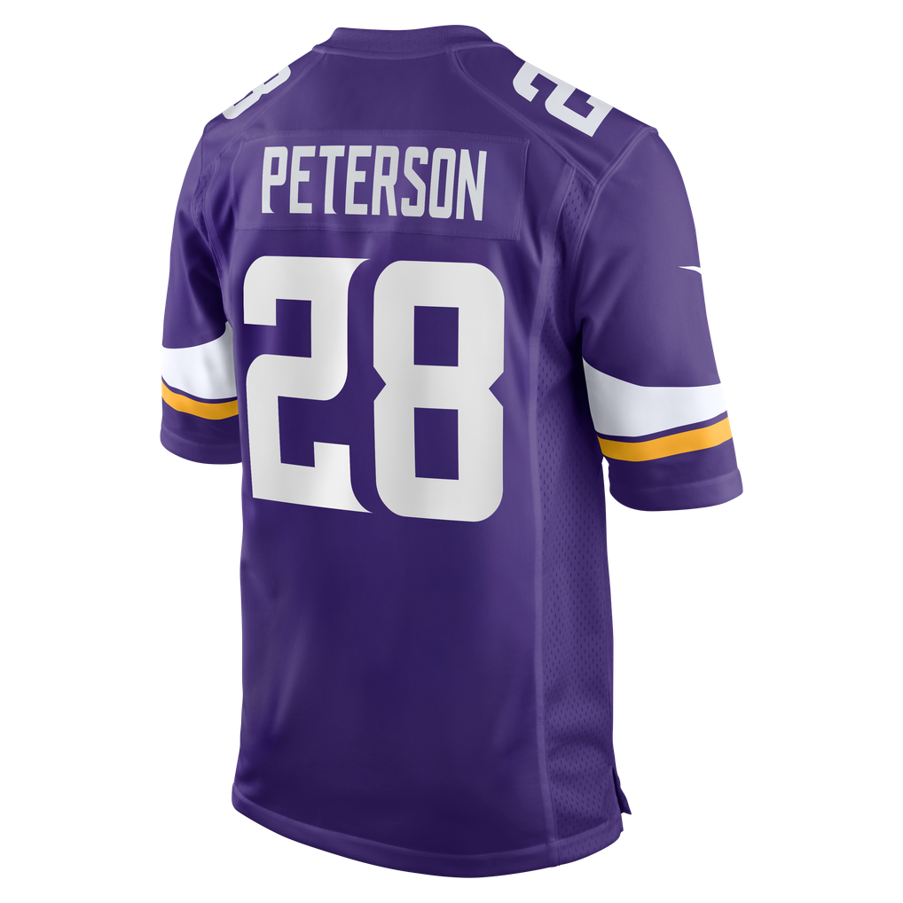 Men's Minnesota Vikings Adrian Peterson Nike Purple Team Retired Game Jersey - Image 6