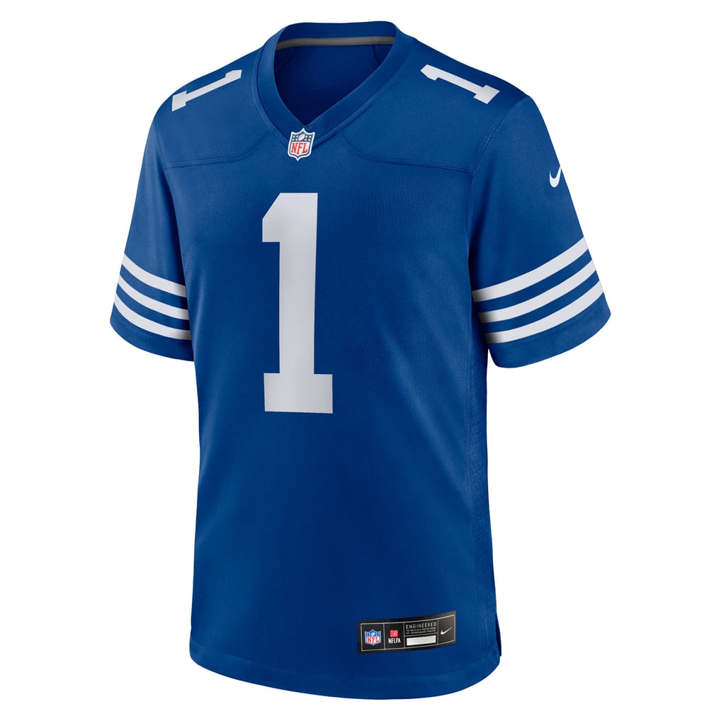 Men's Indianapolis Colts Ahmad Sauce Gardner Nike  Royal Alternate  Game Jersey - Image 3