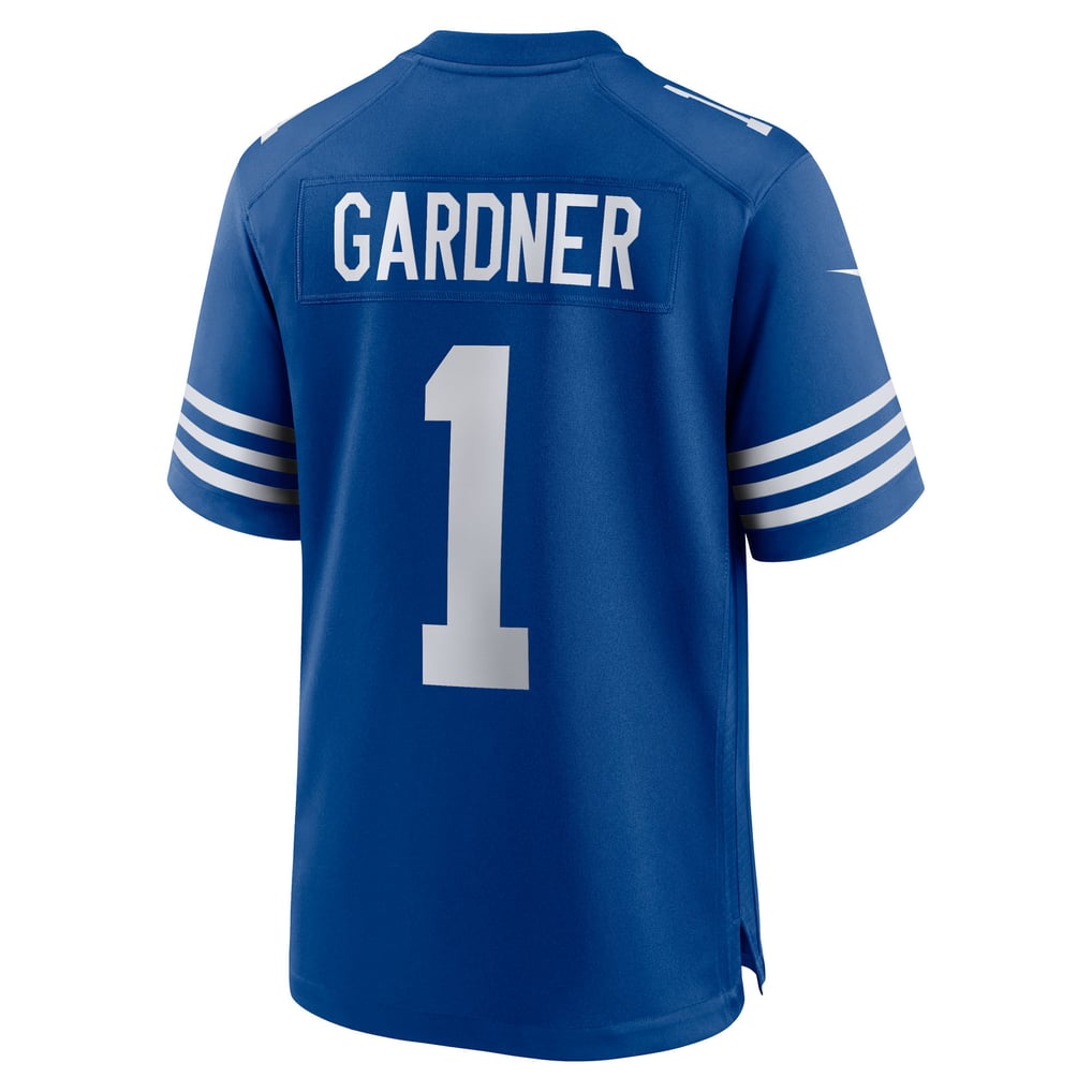 Men's Indianapolis Colts Ahmad Sauce Gardner Nike  Royal Alternate  Game Jersey - Image 4
