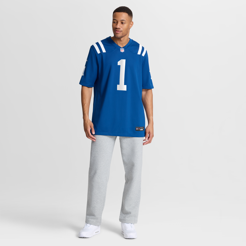 Men's Indianapolis Colts Ahmad Sauce Gardner Nike  Royal Team  Game Jersey - Image 8