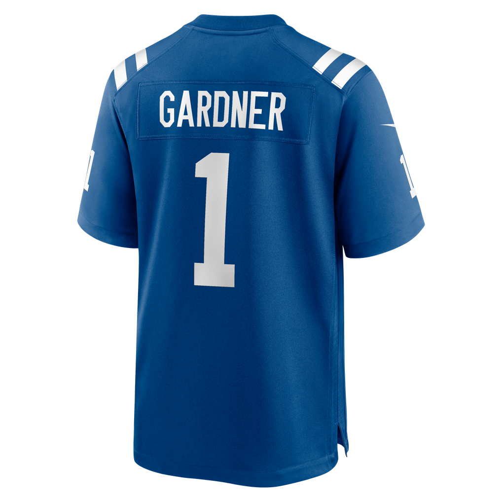 Men's Indianapolis Colts Ahmad Sauce Gardner Nike  Royal Team  Game Jersey - Image 4