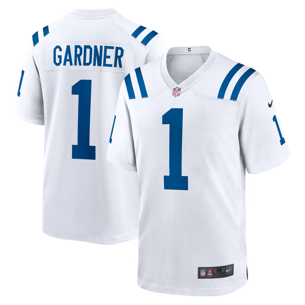 Men's Indianapolis Colts Ahmad Sauce Gardner Nike  White  Game Jersey - Image 1