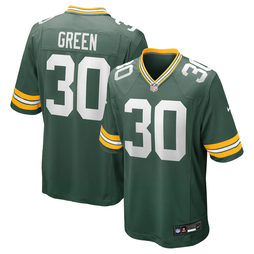 Men's Green Bay Packers Ahman Green Nike  Green Team Retired Player Game Jersey - Image 2
