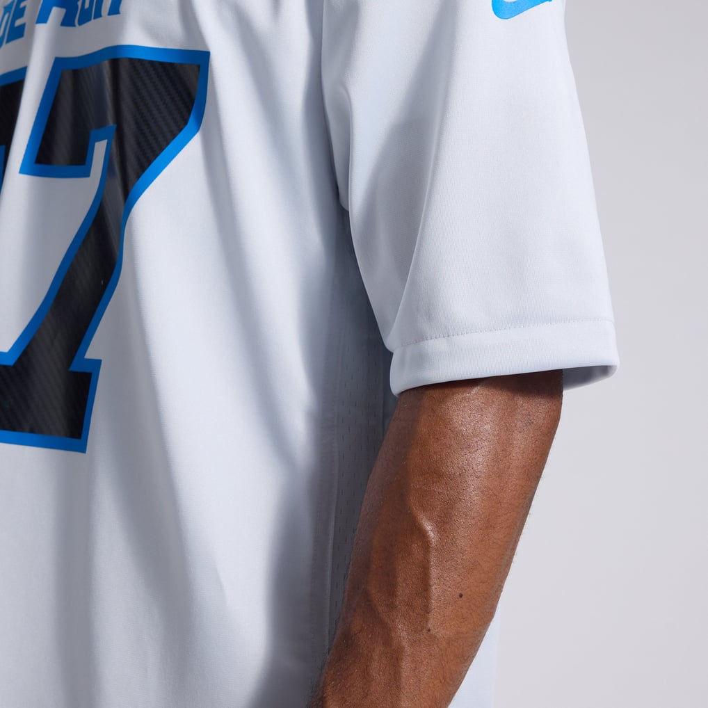 Men's Detroit Lions Aidan Hutchinson Nike Silver 2026 Rivalries Collection Game Jersey - Image 13