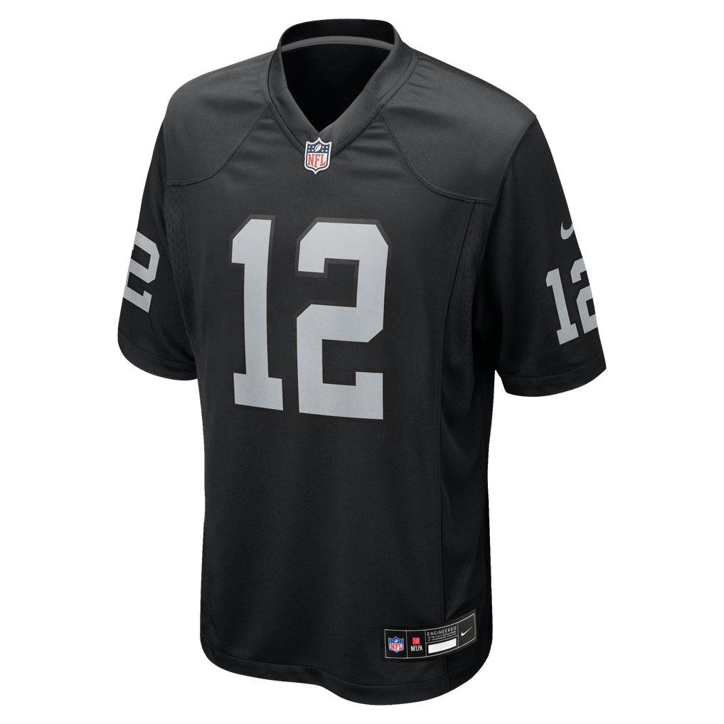 Men's Las Vegas Raiders Aidan O'Connell Nike  Black Team Game Jersey - Image 3