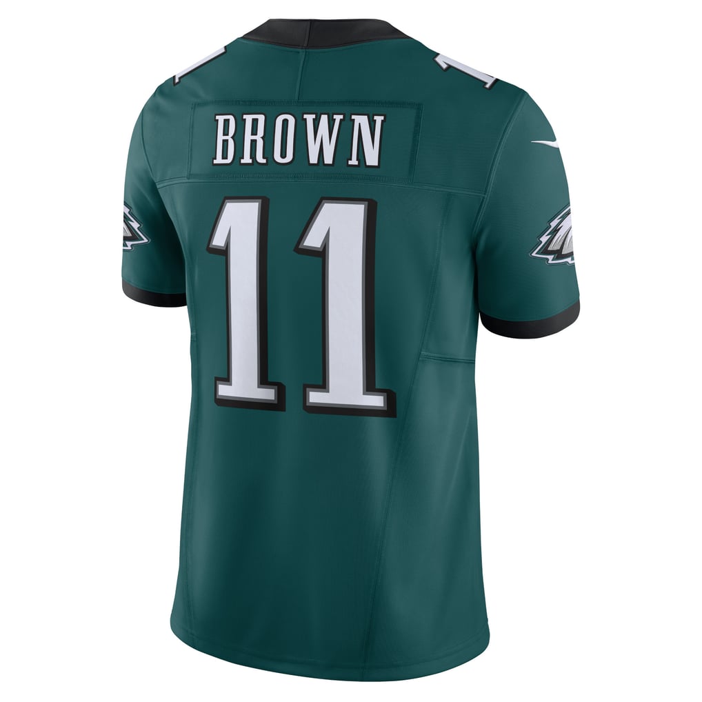 Men's Philadelphia Eagles A.J. Brown Nike Green Vapor F.U.S.E. Limited Jersey - Image 4