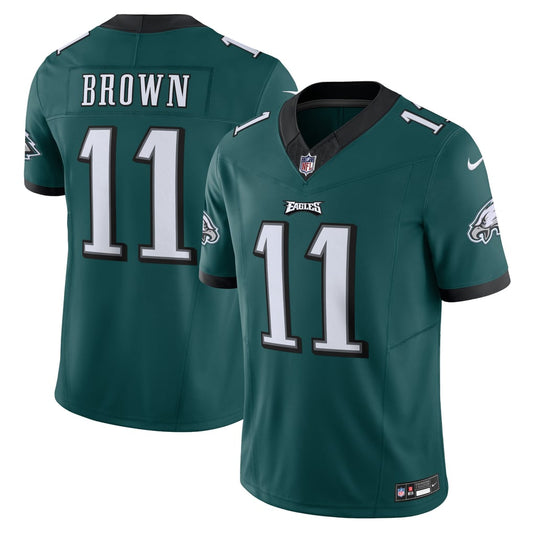 Men's Philadelphia Eagles A.J. Brown Nike Green Vapor F.U.S.E. Limited Jersey - Image 1