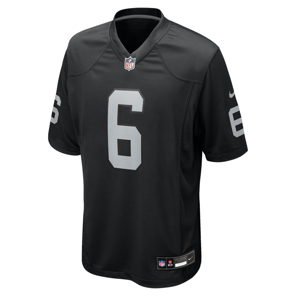 Men's Las Vegas Raiders AJ Cole Nike Black Game Jersey - Image 3